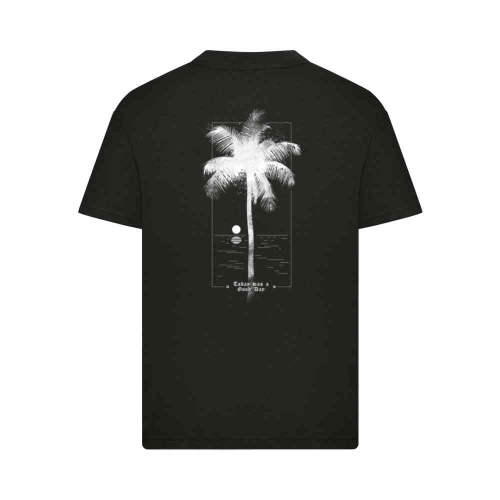 Mister Tee - Good Day Palm Tree Kinder Tshirt - Zwart